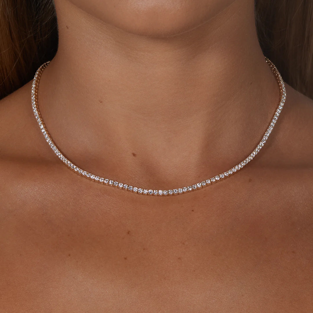 Celestia Tennis Moissanite Necklace 6