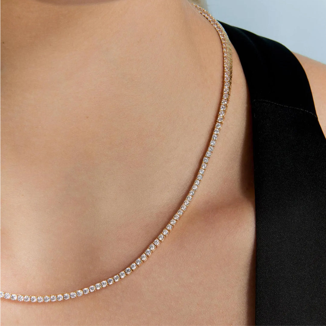 Celestia Tennis Moissanite Necklace 7