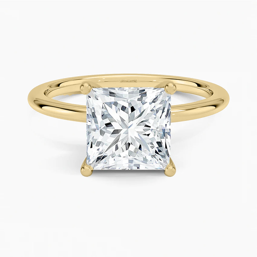 Isadora Princess-Cut Moissanite Ring 3