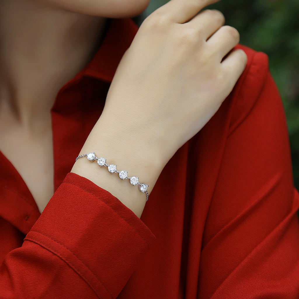 Aurella Linked Tennis Bracelet