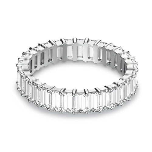 Ariston Emerald-Cut Moissanite Eternity Ring 0