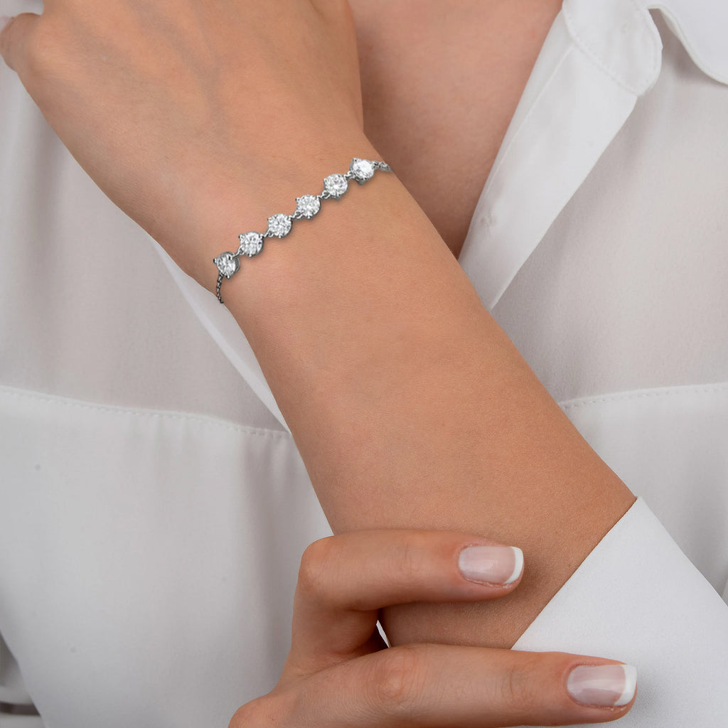 Aurella Linked Tennis Bracelet 3
