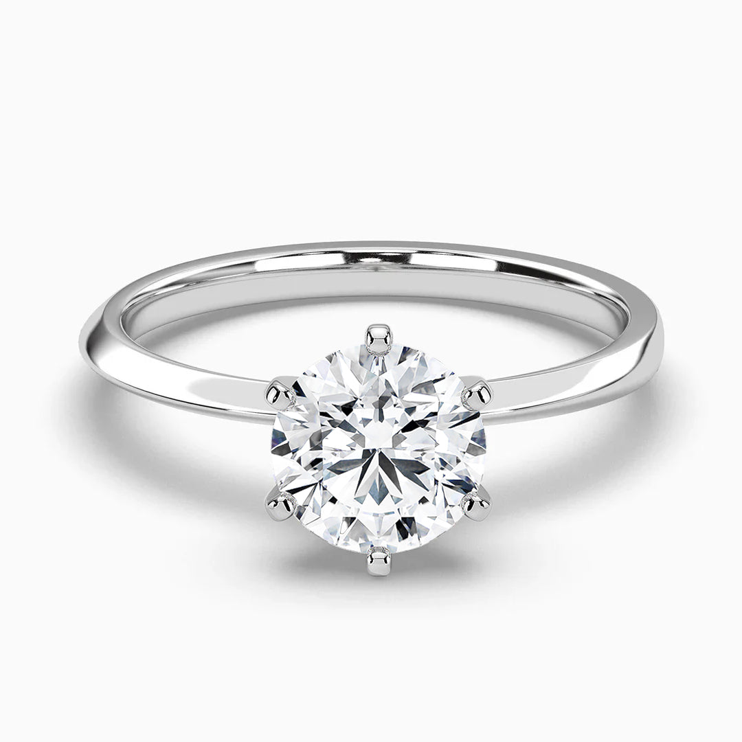 Celestia 6-Prong Solitaire Moissanite Ring 0