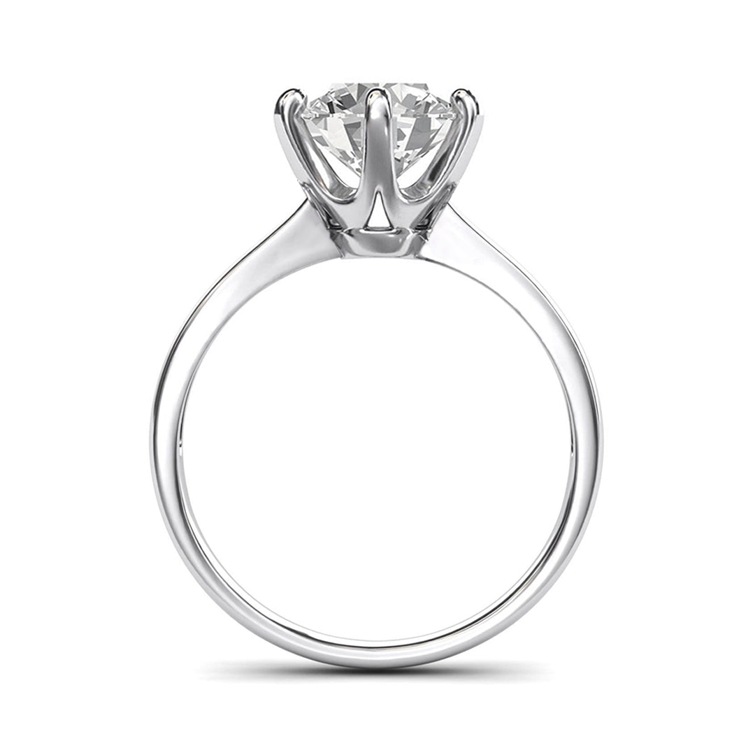 Celestia 6-Prong Solitaire Moissanite Ring 1