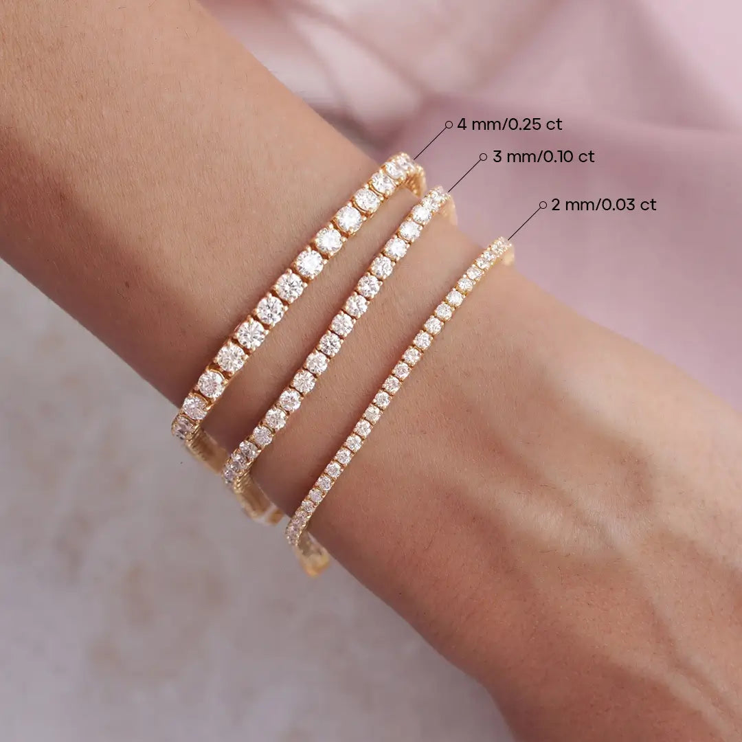 Celestia Tennis Moissanite Bracelet 8