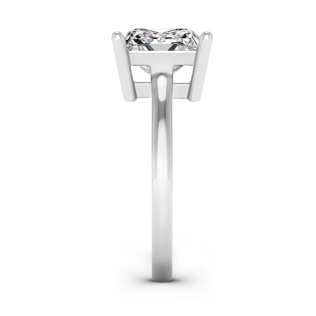 Isadora Princess-Cut Moissanite Ring 2