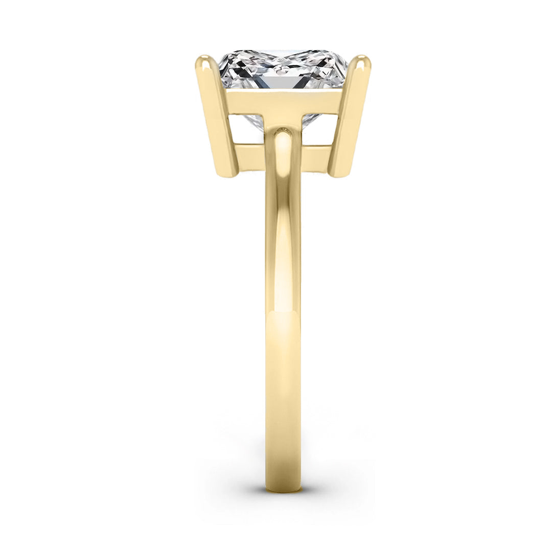 Isadora Princess-Cut Moissanite Ring 5