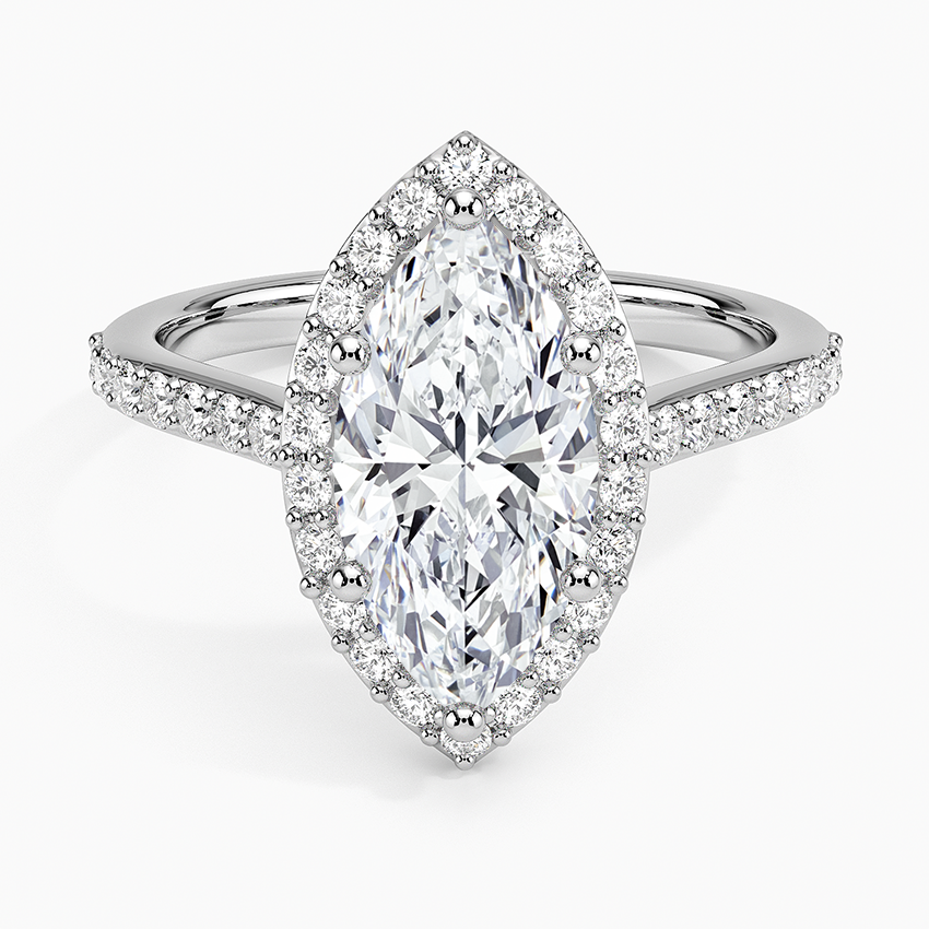 Marquessa Marquise-Cut Moissanite Ring 0