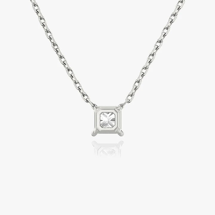Valoria Princess-Cut Moissanite Pendant 2