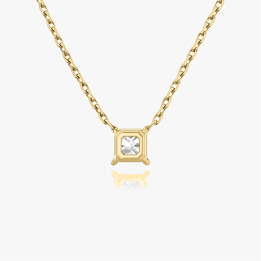 Valoria Princess-Cut Moissanite Pendant 6
