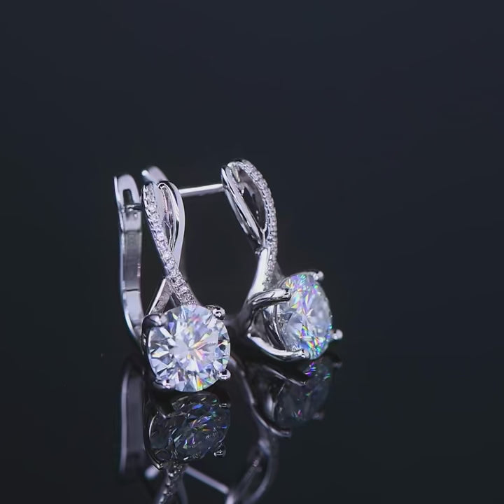 Ayla Moissanite Earrings